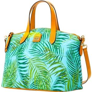 NWOT Dooney&Bourke Siesta Tropical Palm Satchel